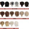 MERISIHAIR Synthetic Short Wavy Hair Extensions Claw Ponytail Messy Hair Buns Updo For Women Daily Use