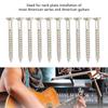 10PCS Silver Guitar Neck Plate Screws Metal Neckplate Mounting Screws  For Guitar