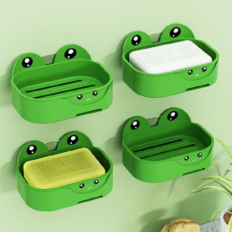 Seifenschale mit Frosch-Thema Lustiges und funktionales Badezimmer-Accessoire für Kinder und Erwachsene, um Seife trocken zu halten
