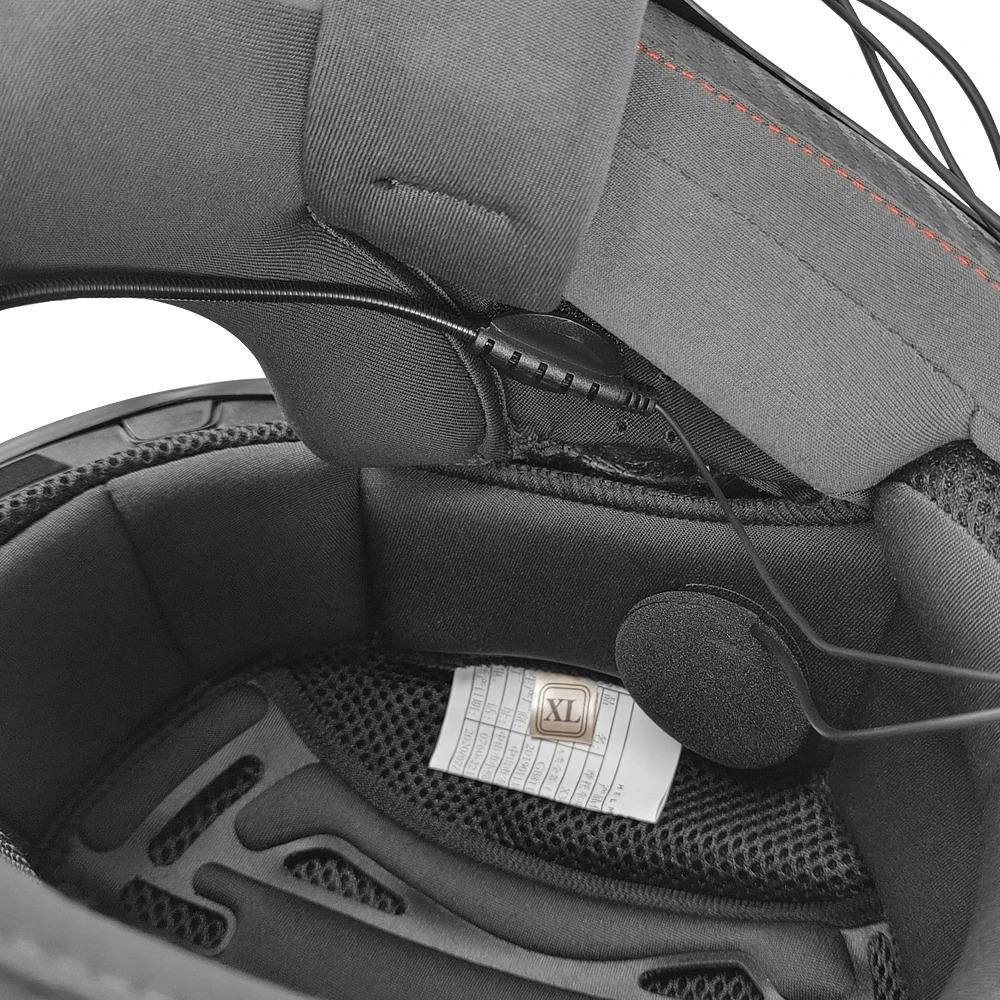 EJEAS V6 Pro+/V4 Plus Microphone Headset Type-C Plug Double-Sided Tape Base Mounting Clip Motorcycle Helmet Intercom Accessories