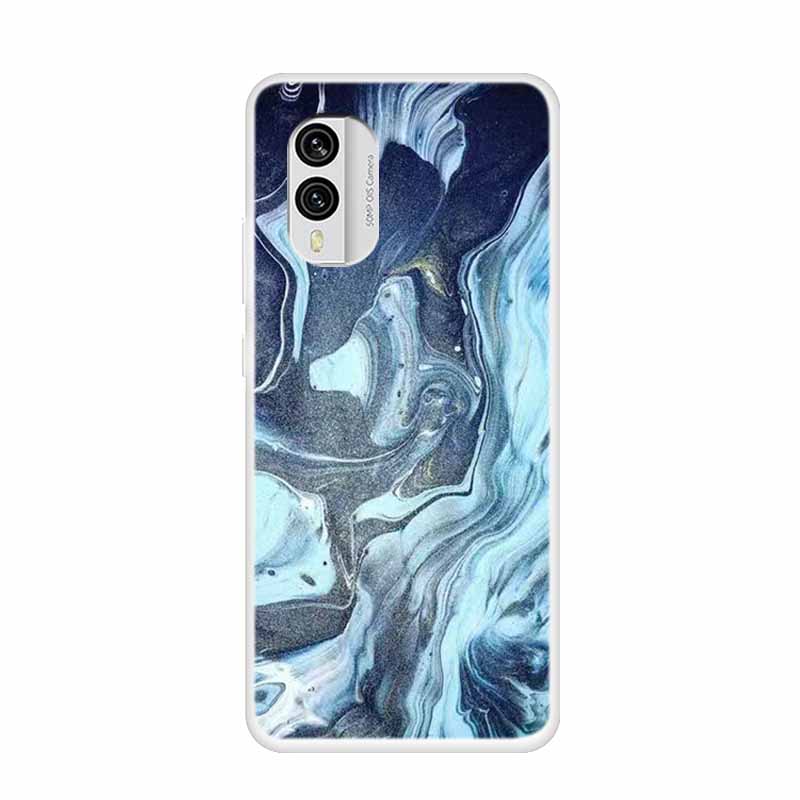 For Nokia X30 5G Case C31 C20 C10 Clear Marble TPU Soft Silicone Print Cover for NOKIA C31 X 30 Transparent Para On for NokiaX30