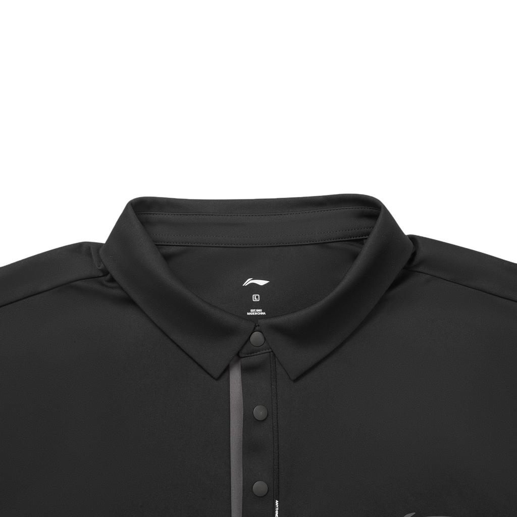 Li Ning Fitness Series UV Resistant Moisture Wicking Quick Dry Polo Shirt Men tops APLW163-6