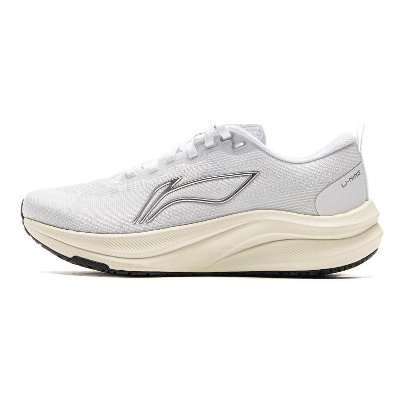 Li-Ning Chitu 8 Low Top Women Running Shoes Off White Gray ARPV004-17 36
