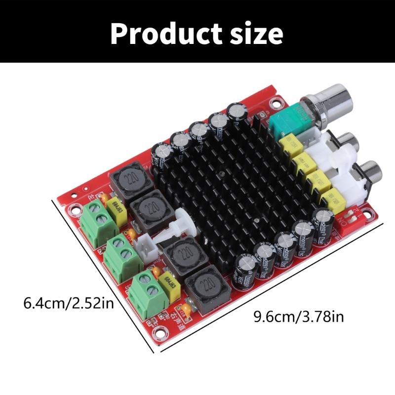 XH-M510 Digital Power Amplifier Board Double Channel 100W+100W Auditory Module for Superiorsly Sound