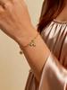 Vintage Paperclip Chain Bracelets for Women Stainless Steel Rainbow Butterfly Charm Bracelets Y2K Jewelry Gift