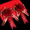 Luxury Wedding Corsage Set for Bride, Groom & Guests - Elegant Accessories for Both Sides