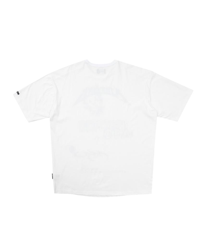 AJOBYAJO [Pba] Ajo Collage T-Shirt [White]