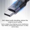 USB Type C to Auxs Sound Adapter Female 3.5mm Headphone Jacks Cable for Phone 16 15