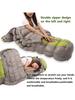 Outdoor camping, mummy sleeping bag, 95% goose down 1000g filling, high elasticity, ultra-light and warm, down sleeping bag