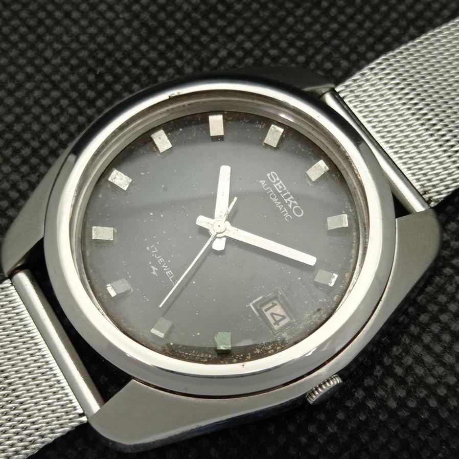 USED JAPAN-MADE SEIKO MENS OLD AUTOMATIC 7005A ORIGINAL DIAL WATCH a416103-2 R10621f-a416103
