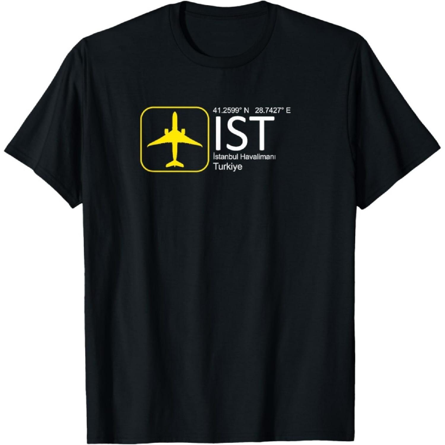 

Istanbul Turkey International Airport Flight Crew T-Shirt XXXXXL чорний