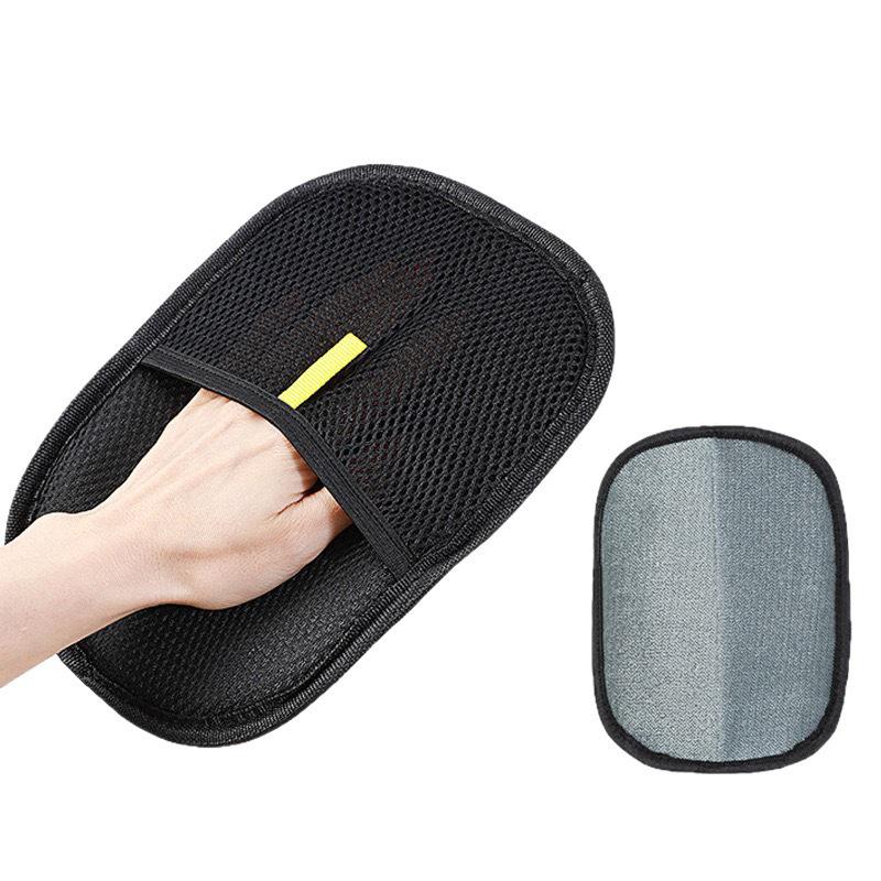 Pet Hair Removal Glove: Two-Way Bristle & Lint Roller for Cats