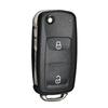 Yocasty Remote Car Key Shell Case Cover For Vw Passat Polo Golf Volkswagen Skoda 2 3 Button Flip Hu66 5K0837202Ad