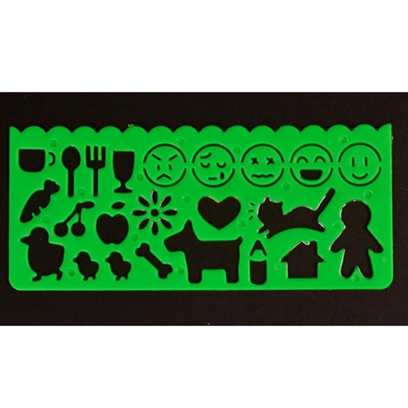 1pcsSpirograph Geometric Ruler Learning Animal Drafting Tools Stationery For Students