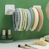 2 stücke Klebstoff Scrunchie Halter DIY Haar Zubehör Organizer Wand Haken Wasserdicht Scrunchy Lagerung Stick Scrunchies Halter Organizer