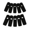 Plastic Clothing Clamps Velvet Clothes Clips Durable Photo Pegs for Curtains and Home Decoration