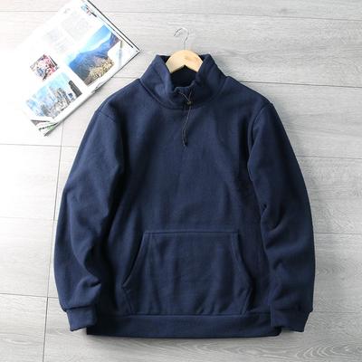 Thickened Warm and Delie Polar Fleece Men's Simple Fashionable and Casual Sweatshirt for Autumn and Winter