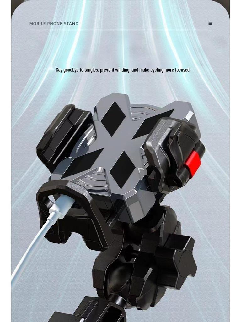 Motorcycle & Bicycle Anti-Shake Phone Mount for Delivery Riders