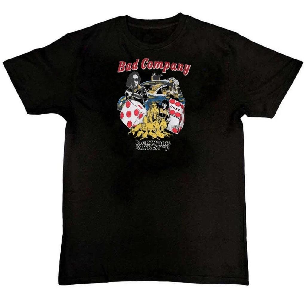Men's and Women's T-shirts Bad Company Rock N Roll Fantasy Graphic Print Mens T-Shirt S M L XL 2 3 4 XL
