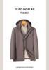 Men's Warm Hooded Down Jacket with Detachable 90% Goose Fleece Inner Tank
