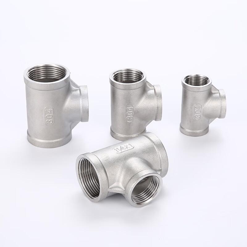 Deqi 304 Stainless Steel Female Threaded Tee