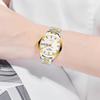 Modern Women Quartz Watch For ORUSS Simple Steel Band Waterproof Luminous Pointer Fashion Elegant Office Casual Wrist Clock