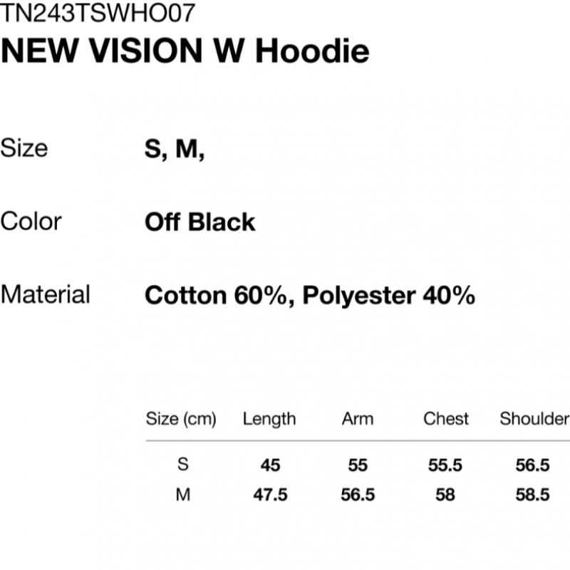 ThIs Is Never That NeW vIsion W Hoodie Off Black
