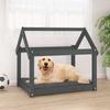 Exclusive House - Dog Bed Grey 81x60x70 Cm Solid Pine Wood
