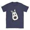 Camiseta Casual Perro Nieve Capitán Haddock Hombre Cuello Redondo 100% Algodón Camiseta Dibujos Animados Manga Corta Camisetas Ropa Clásica