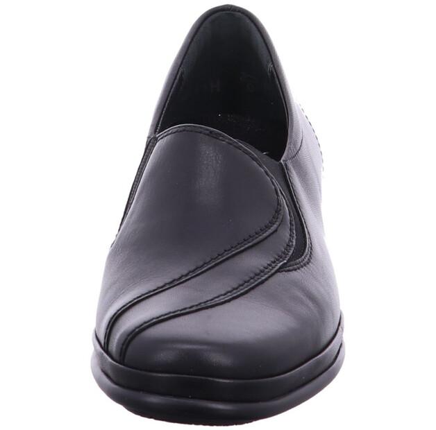 Женские слипоны Semler Ria r1805-012-001 black soft мягкая кожа наппа