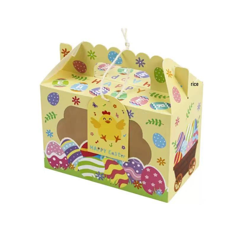 Colorful Easter Chicks & Rabbits Handheld Souvenir Box