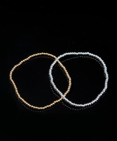 Bonbeau 2Mm Silver Gold Ball Daily Simple Bracelet 925 Silver Ball Bracelet 2Mm