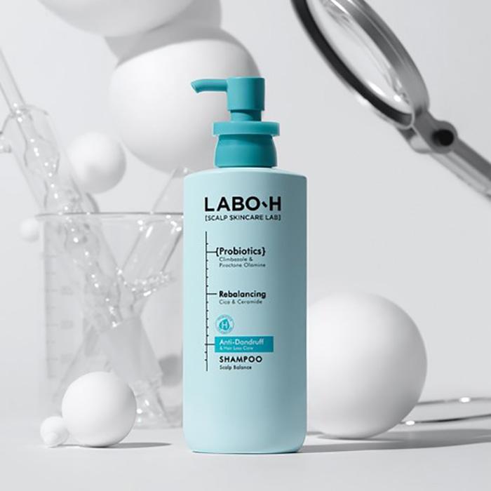 LABO-H Dandruff Scalp Clinic Anti-Hair Loss Shampoo Set (4 opt,) – Intensive Scalp Care for Dandruff, Itchy Scalp, and Hair Strengthening, Korean