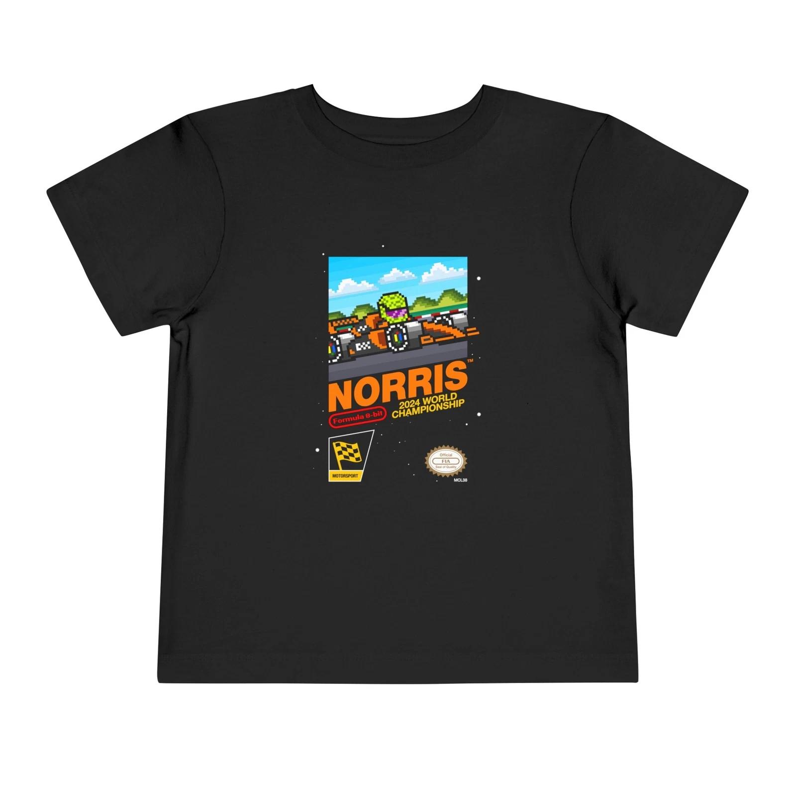 Lando Norris 2024 Formula 1 F1 8-bit Toddler Child T-Shirt 4XL