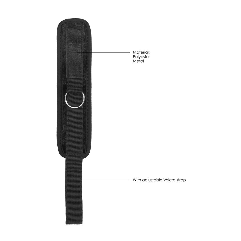 Ouch! by shots adjustable velvet handcuffs