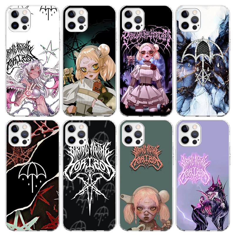 BMTH B-Brings Me The HorizonS Phone Case For iPhone 17 Air 11 13 Mini 14 15 Plus 16 12 Pro Max 16E SE 7 8 Pattern Soft TPU Back