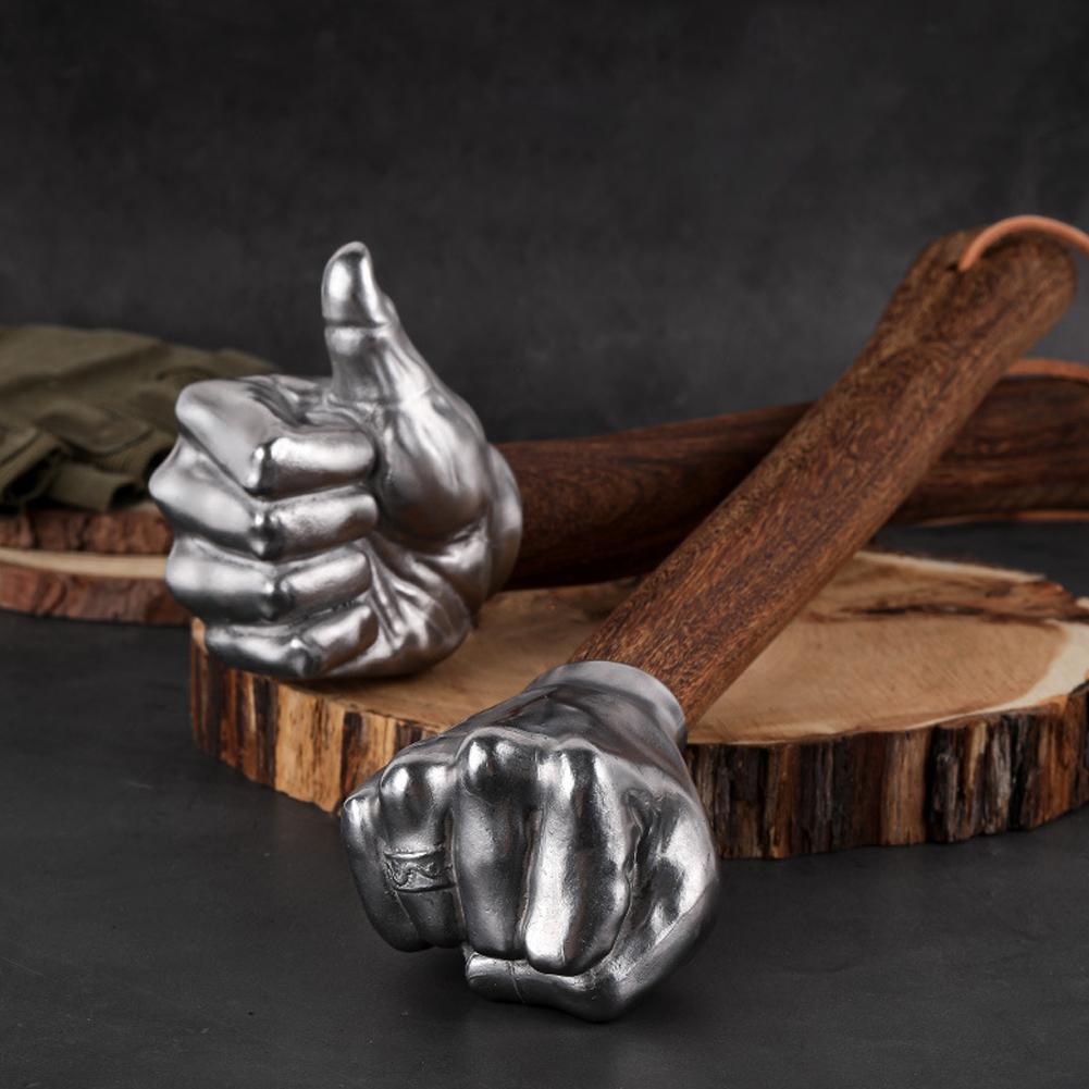 Nerezová kladivo ve tvaru pěsti Přenosné Venkovní Do auta Namontované Multifunkční Nástroj na rozbíjení oken Pro Domov Kempování Kladivo na hřebíky