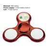 Rotating Finger Spinner Light Effect Changing Patterns LED Electroplate Finger Fidget Hand Spinner for Home