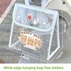 Universal Hanging Storage Bag Dustproof Waterproof Bike Hanging Bag Large Capacity Transparent Organizer Pouch