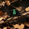 Funny Cat Spider Apparel for Party Pet Costume, Halloween Outfit with Skull Face, Black Animal Costumes Holiday Cats Dogs Cosplay Photo Props