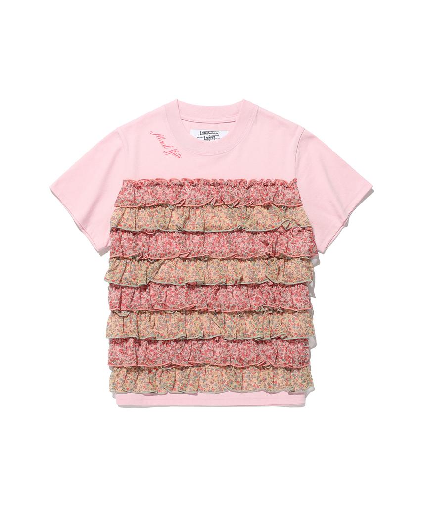NICEGHOSTCLUB Ffats Flower Frill Tee_Pink(Ng2Gsut589A)