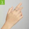 925 Sterling Silver Hug Ring For Women, Give Girlfriend Couple Ring Ring Jewelry Bsr176
