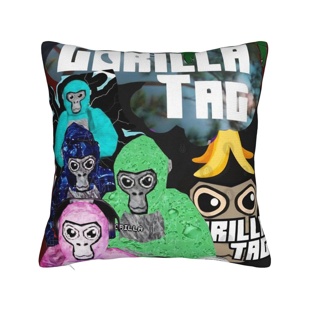 Decorative Pillowcase G-Gorilla Tags Games Accessories Living Room Pillow Case Cover Square Multi Size
