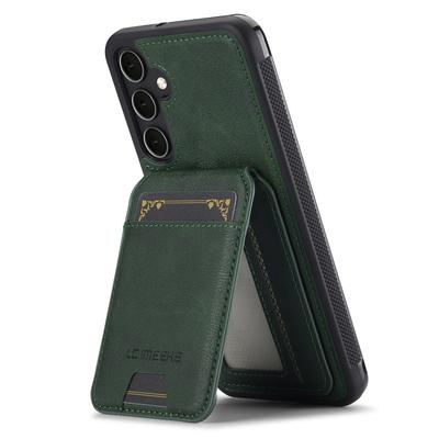 LC.IMEEKE L3 For Samsung Galaxy S24 Magnetic Case Detachable Card Holder Leather+TPU Mobile Cover