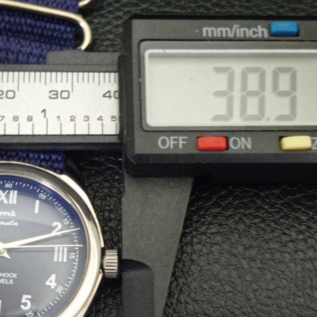 USED MENS HMT JANATA HAND-WINDING INDIAN BLUE COLOR DIAL WATCH a432773-2 R113-a432773