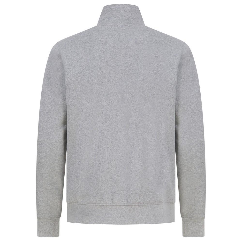 Henbury Unisex genser med bærekraftig kvart glidelås for voksne