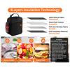 Men Women Insulated Portable Reusable Thermal Lunch Box Cooler Tote Lunch Bag for School Office Keep Food Fresh Warm or Cold