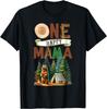 Tricou Mama Fericită Camper Prima Zi de Naștere Urs de Camping Mamă