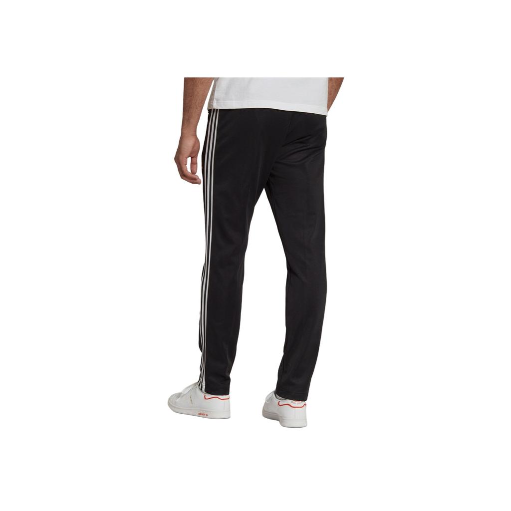 Adidas Originals Trefoil Solid Print Logo Joggers With Elastic Waist Men Bottoms Black HK7402