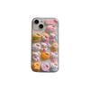 Cartoon three-dimensional Kt cat mobile phone case for Apple 17Promax cute Iphone16 burger 14 glitter Epoxy